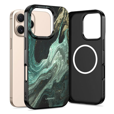 iPhone 16 Pro Tech-Protect Lamano Cover - MagSafe Kompatibel - Verde Aura