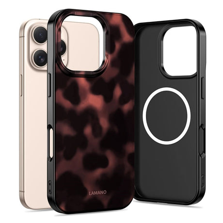 iPhone 16 Pro Max Tech-Protect Lamano Cover - MagSafe Kompatibel - Panther