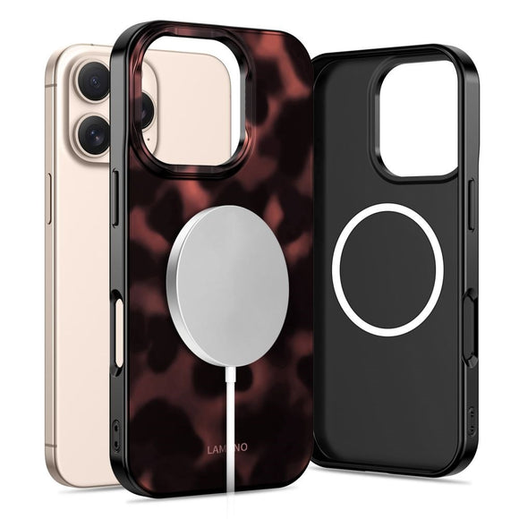 iPhone 16 Pro Max Tech-Protect Lamano Cover - MagSafe Kompatibel - Panther