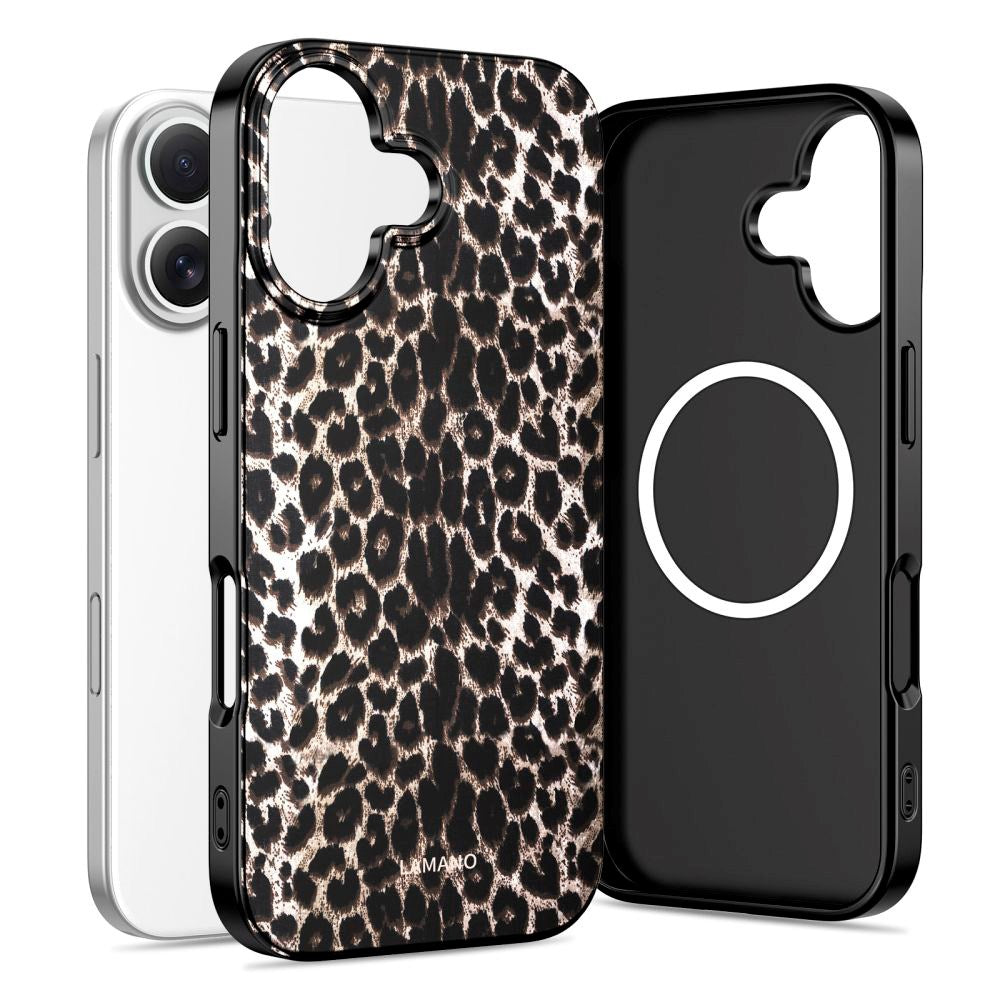 iPhone 17 Tech-Protect Lamano Cover - MagSafe Kompatibel - Leopard
