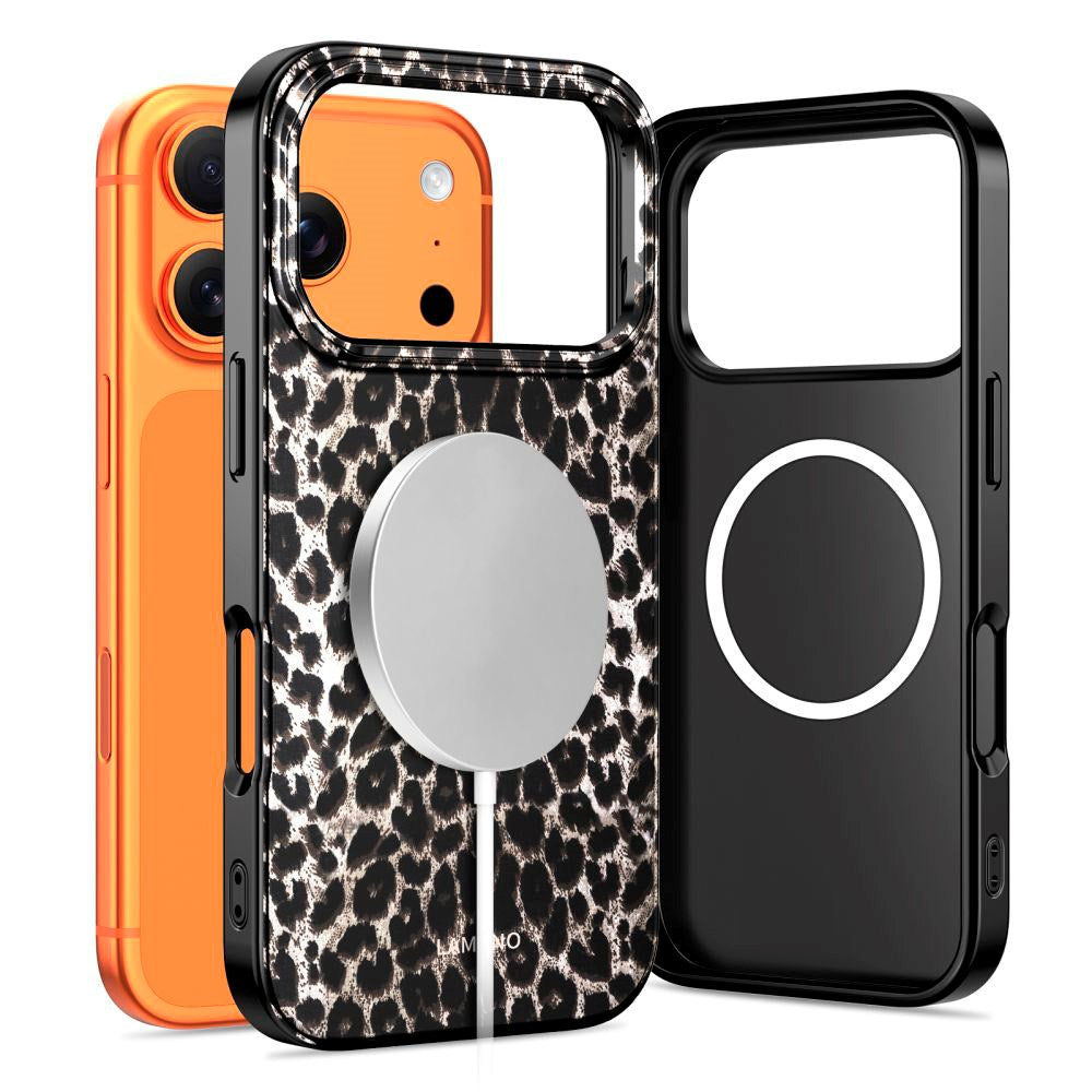 iPhone 17 Pro Tech-Protect Lamano Cover - MagSafe Kompatibel - Leopard