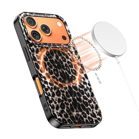 iPhone 17 Pro Tech-Protect Lamano Cover - MagSafe Kompatibel - Leopard