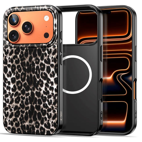 iPhone 17 Pro Max Tech-Protect Lamano Cover - MagSafe Kompatibel - Leopard