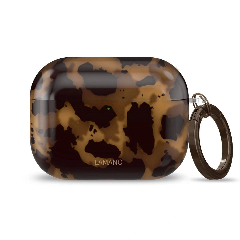Apple AirPods Pro (3. Gen.) Tech-Protect Lamano Cover m. Nøglering - Panther