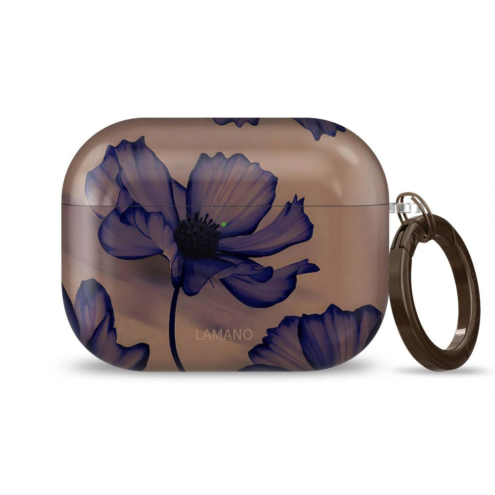 Apple AirPods Pro (3. Gen.) Tech-Protect Lamano Cover m. Nøglering - Velvet Night