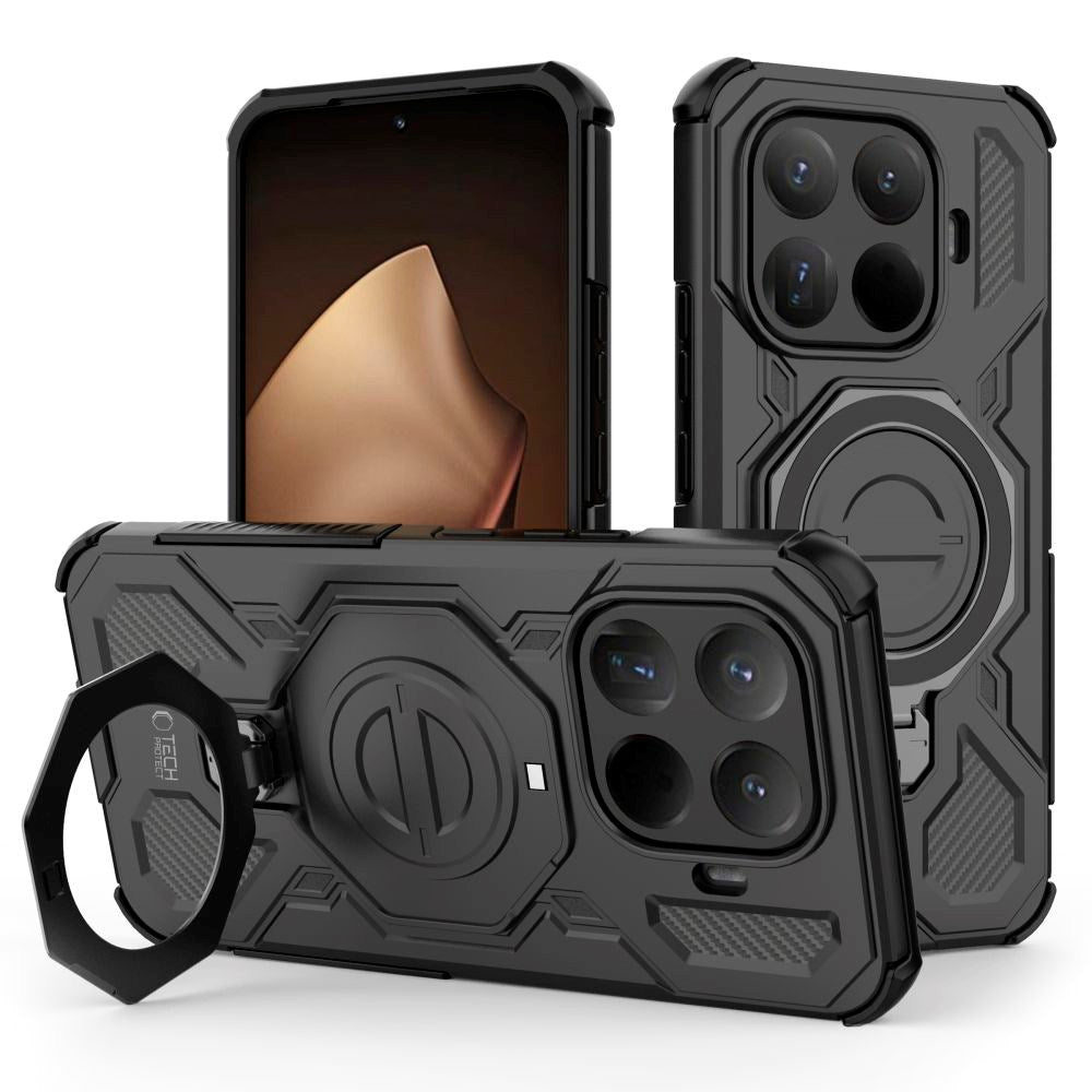 Xiaomi 15T Pro Tech-Protect TacticStand Håndværker Cover - MagSafe Kompatibel - Sort