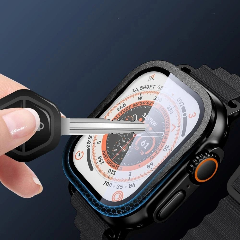 Apple Watch Ultra 3 / 2 / 1 (49mm) Tech-Protect Beskyttelsesglas - 2 stk. - Sort