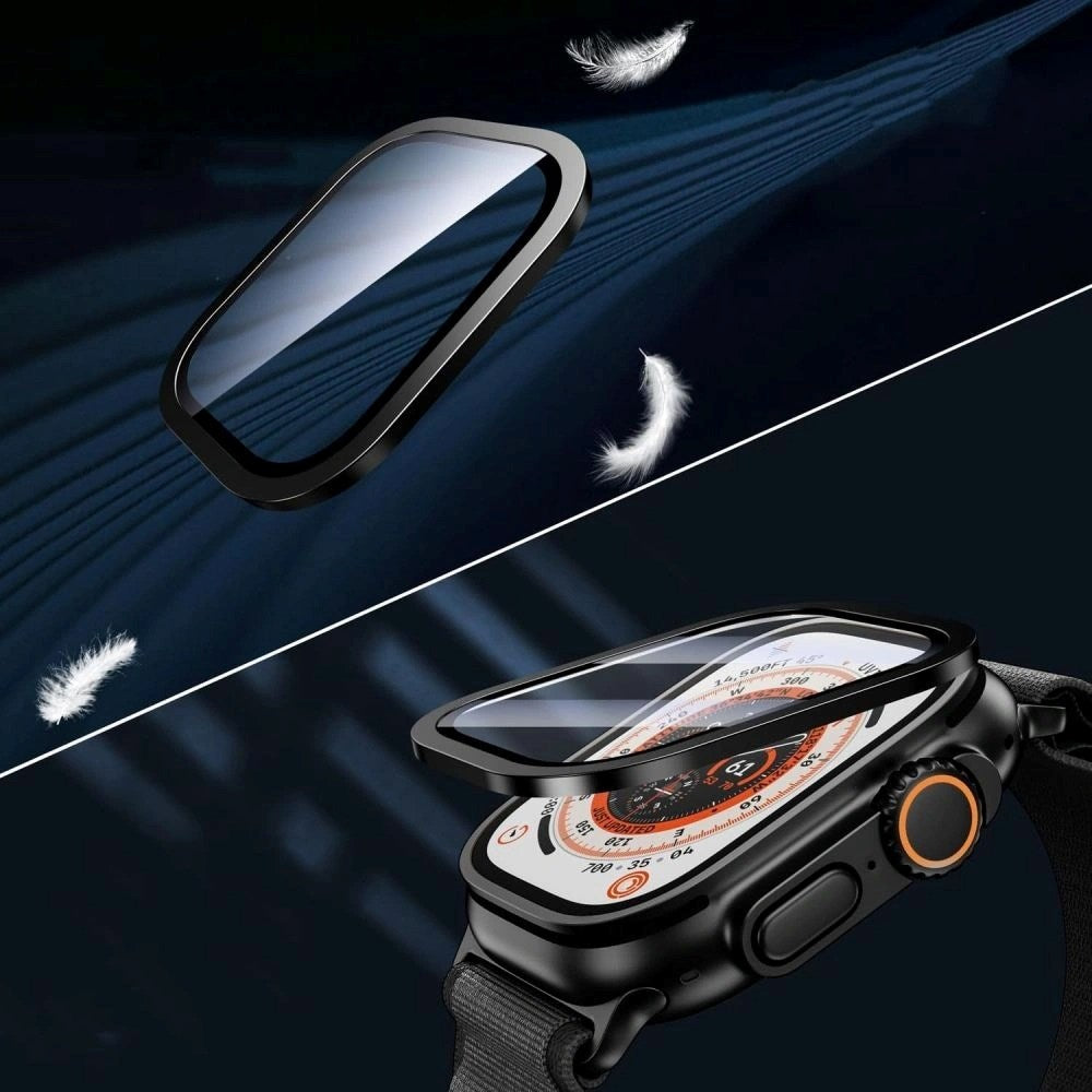 Apple Watch Ultra 3 / 2 / 1 (49mm) Tech-Protect Beskyttelsesglas - 2 stk. - Cosmic Orange