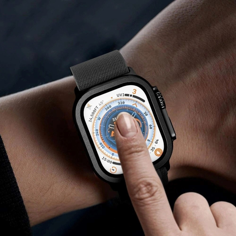 Apple Watch Ultra 3 / 2 / 1 (49mm) Tech-Protect Beskyttelsesglas - 2 stk. - Cosmic Orange