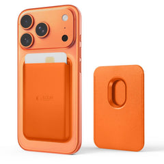 Tech-Protect MagWallet Magnetisk Kortholder - MagSafe Kompatibel - Orange