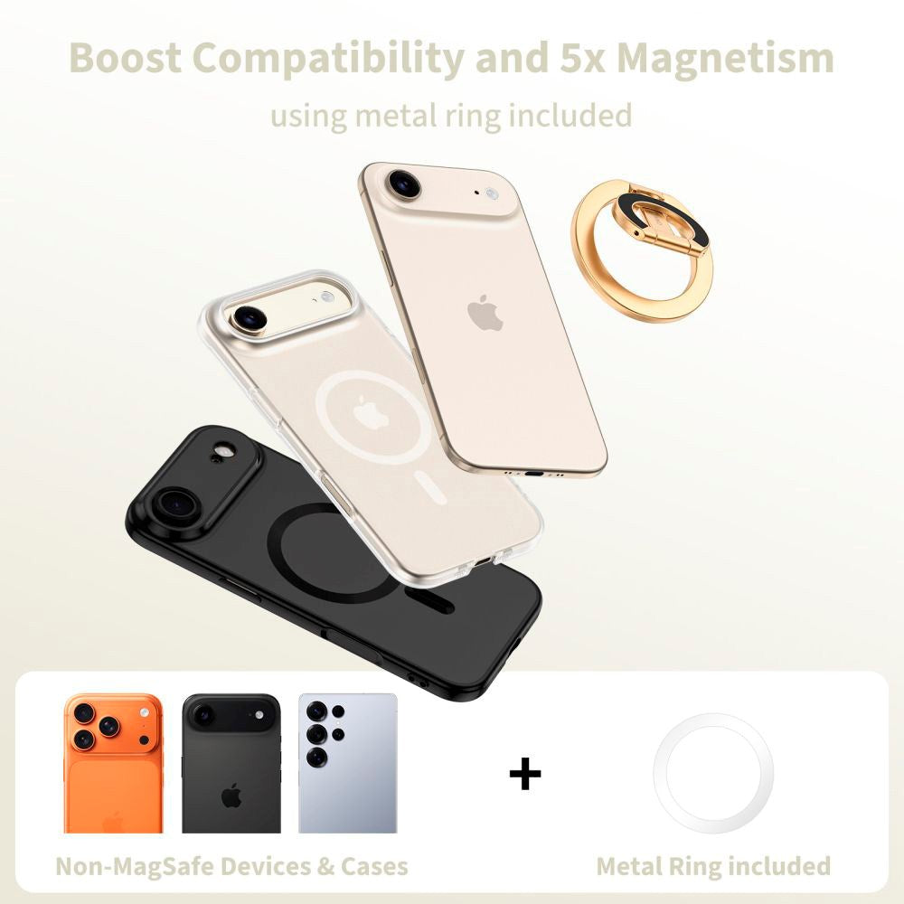 Tech-Protect Lamano Magnetisk Ring Holder til Mobil - MagSafe Kompatibel - Guld