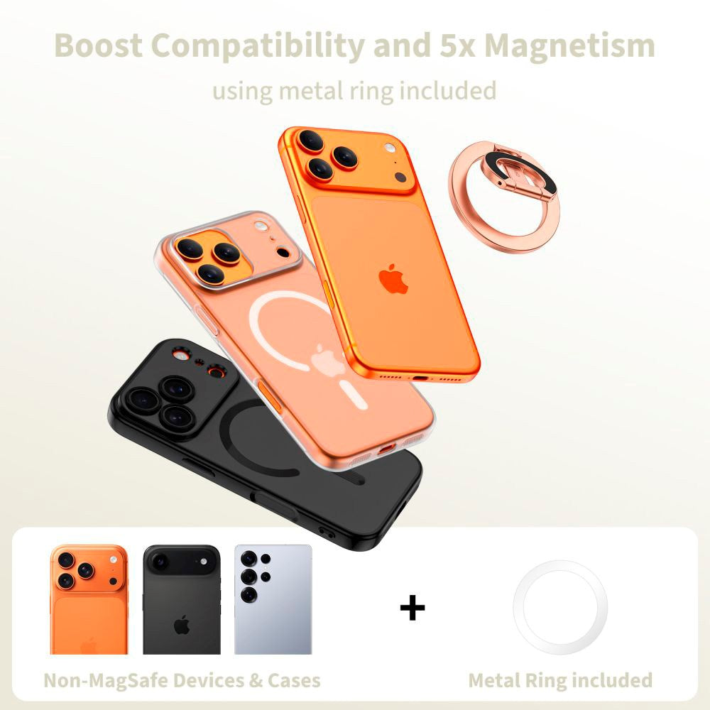 Tech-Protect Lamano Magnetisk Ring Holder til Mobil - MagSafe Kompatibel - Rose Gold
