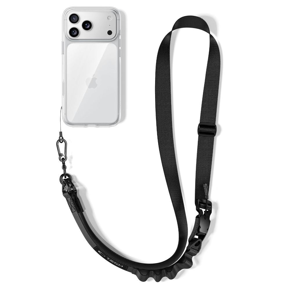 Tech-Protect Rope Crossbody Strap - Sort