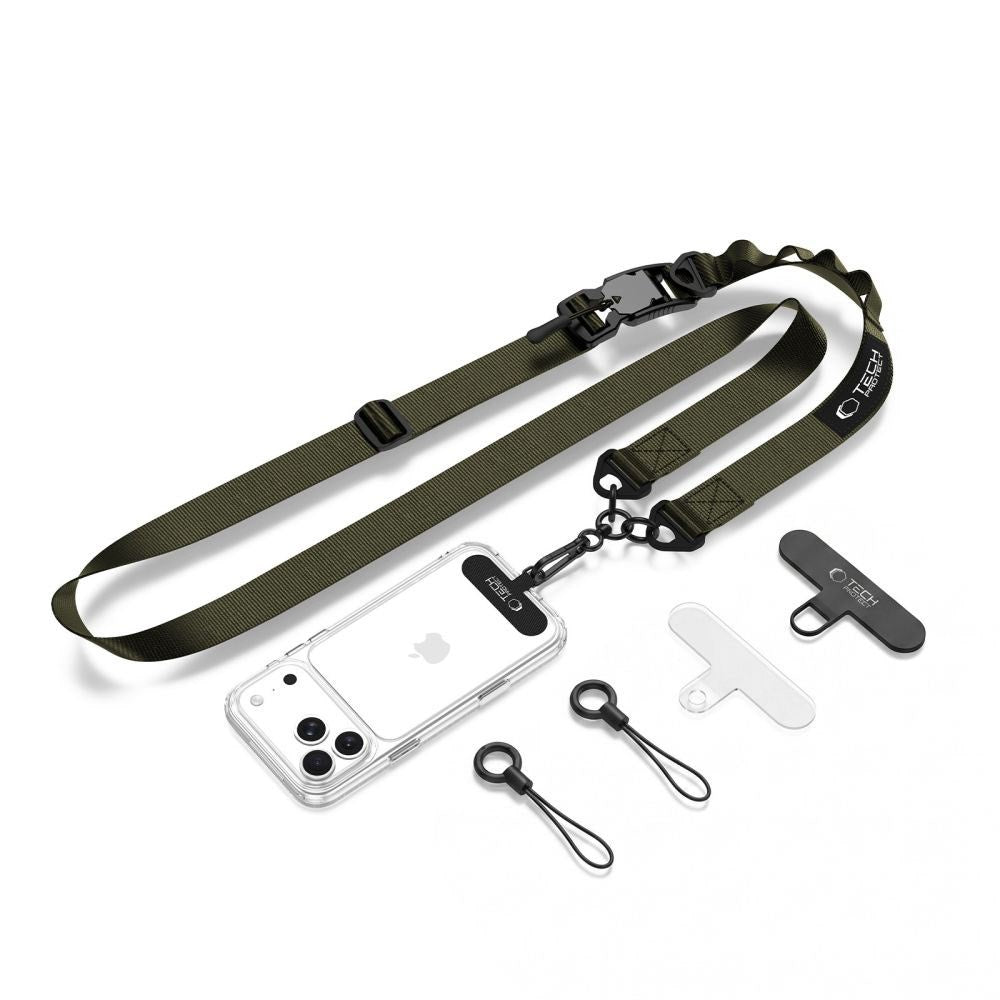 Tech-Protect Rope Crossbody Strap - Grøn