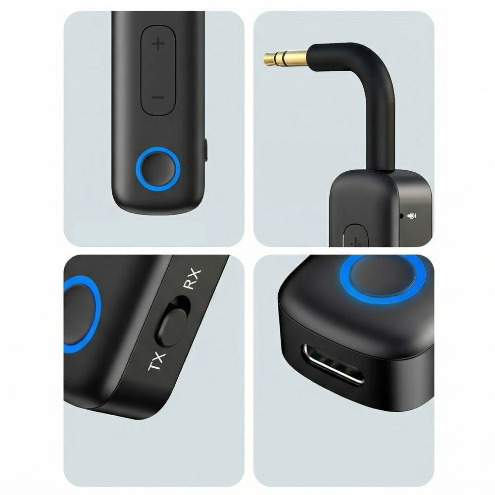 Tech-Protect Ultraboost Bluetooth AUX Lydadapter - Sort