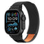 Apple Watch (44/SE/45/46/49mm) Tech-Protect Nylon Elite Rem - Sort / Orange