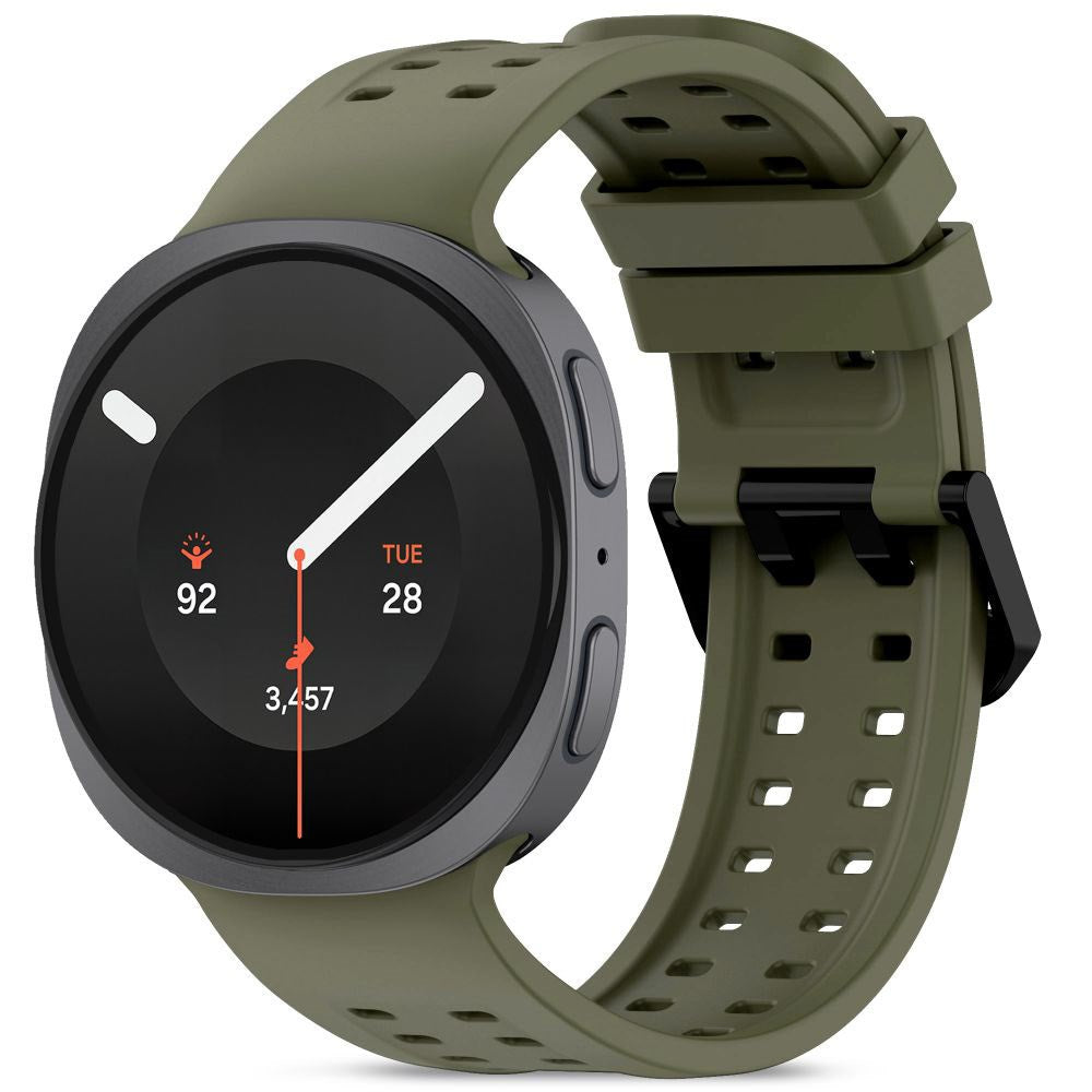 Samsung Galaxy Watch 8 / 9 / Classic (40 / 44 / 46mm) Tech-Protect Silicone Air Urrem - Grøn