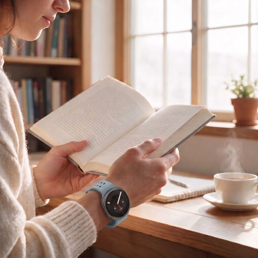 Samsung Galaxy Watch 8 / 9 / Classic (40 / 44 / 46mm) Tech-Protect Silicone Air Urrem - Grå