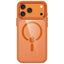 iPhone 18 Pro / 17 Pro Tech-Protect MagMat Cover - MagSafe Kompatibel - Gennemsigtig / Orange