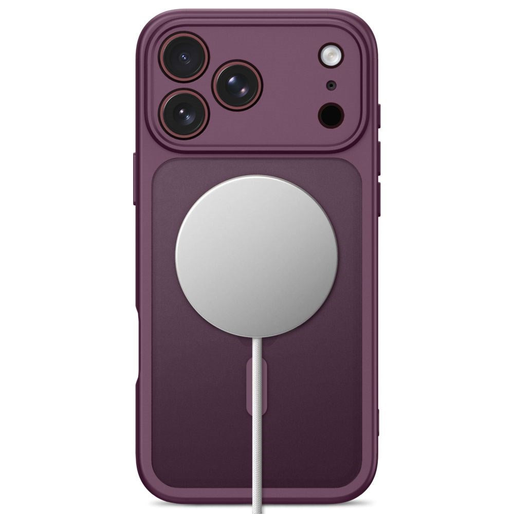 iPhone 17 Pro Max / 18 Pro Max Tech-Protect BasicMag Hybrid Cover - MagSafe Kompatibel - Mat Rød