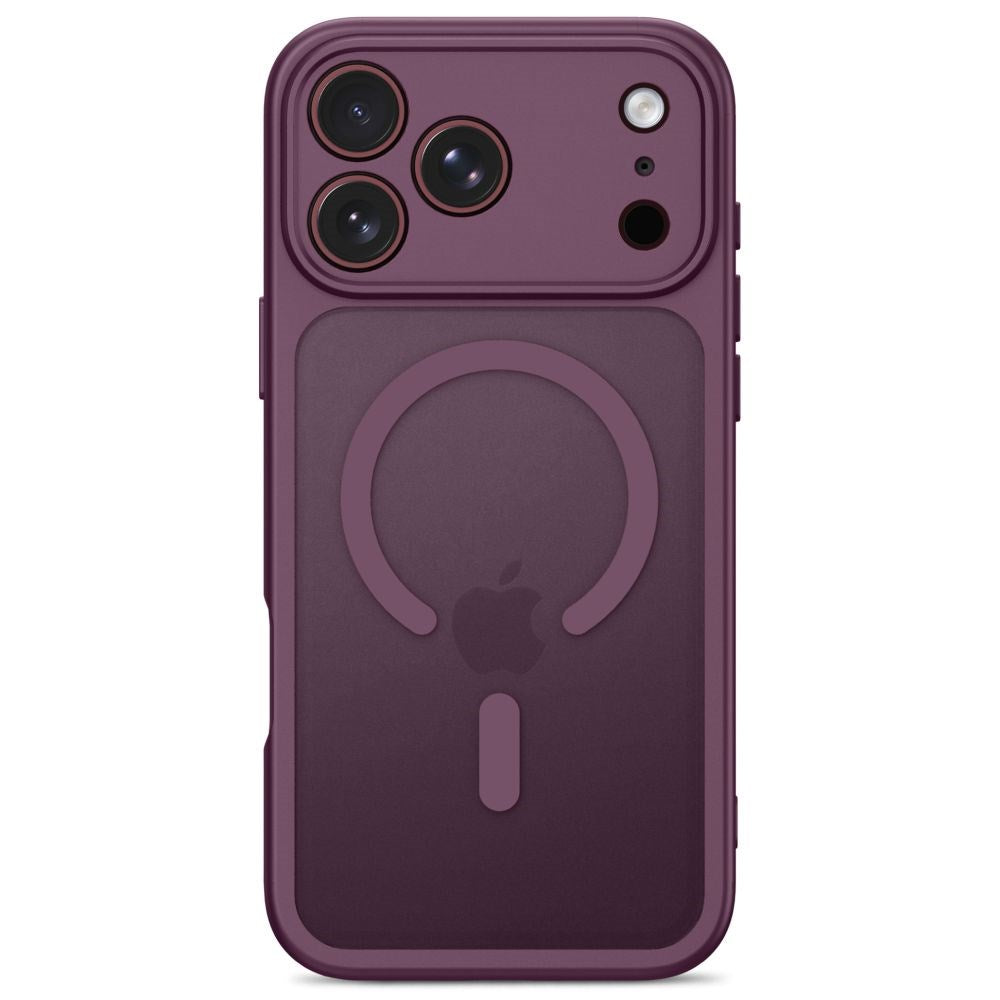 iPhone 17 Pro Max / 18 Pro Max Tech-Protect BasicMag Hybrid Cover - MagSafe Kompatibel - Mat Rød