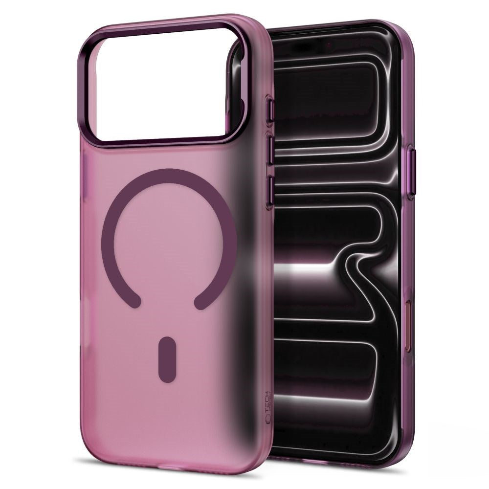 iPhone 18 Pro Max / 17 Pro Max Tech-Protect MagZero Cover - MagSafe Kompatibel - Matte Dark Cherry