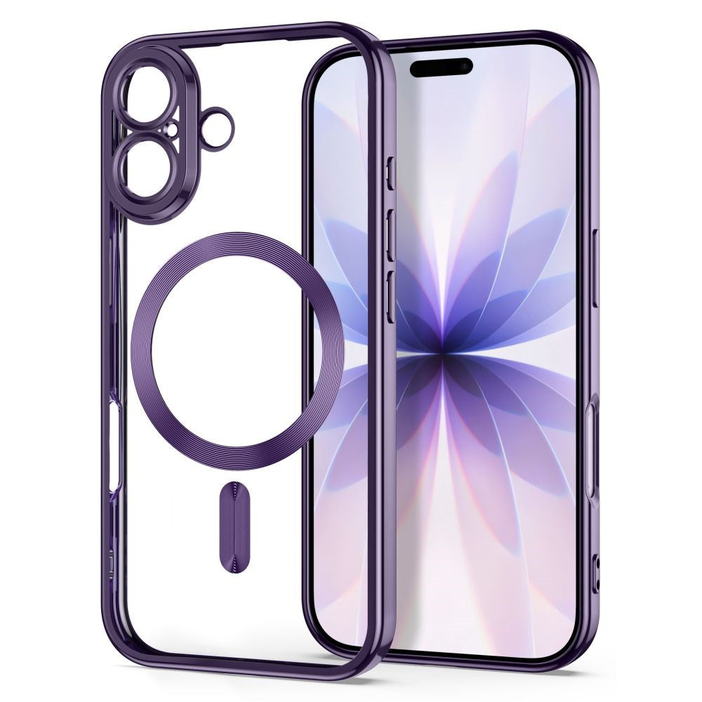 iPhone 17 Tech-Protect MagFlex Cover - MagSafe Kompatibel - Lilla / Gennemsigtig