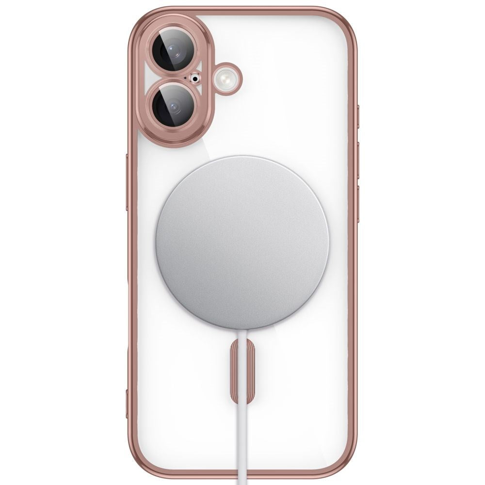 iPhone 17 Tech-Protect MagFlex Cover - MagSafe Kompatibel - Rose Gold / Gennemsigtig