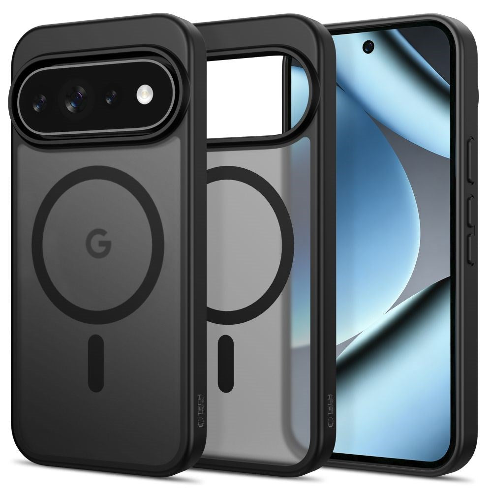 Google Pixel 11 / 11 Pro / 10 / 10 Pro / 9 / 9 Pro Tech-Protect MagMat Cover - MagSafe Kompatibel - Mat Sort