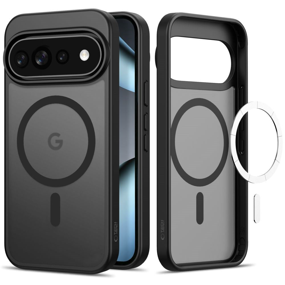 Google Pixel 11 Pro XL / 10 Pro XL / 9 Pro XL Tech-Protect MagMat Cover - MagSafe Kompatibel - Mat Sort