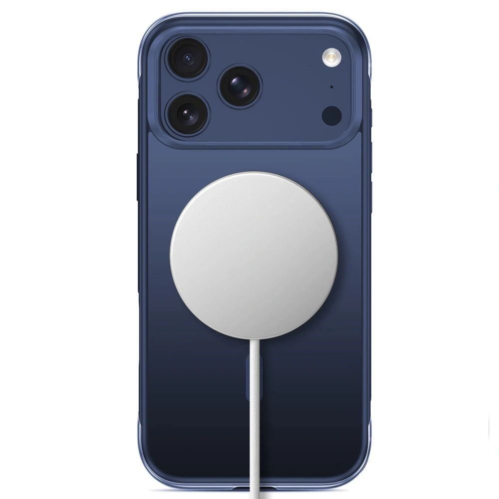 iPhone 18 Pro / 17 Pro Tech-Protect MagAir Stand Cover m. Kickstand - MagSafe Kompatibel - Mat Blå