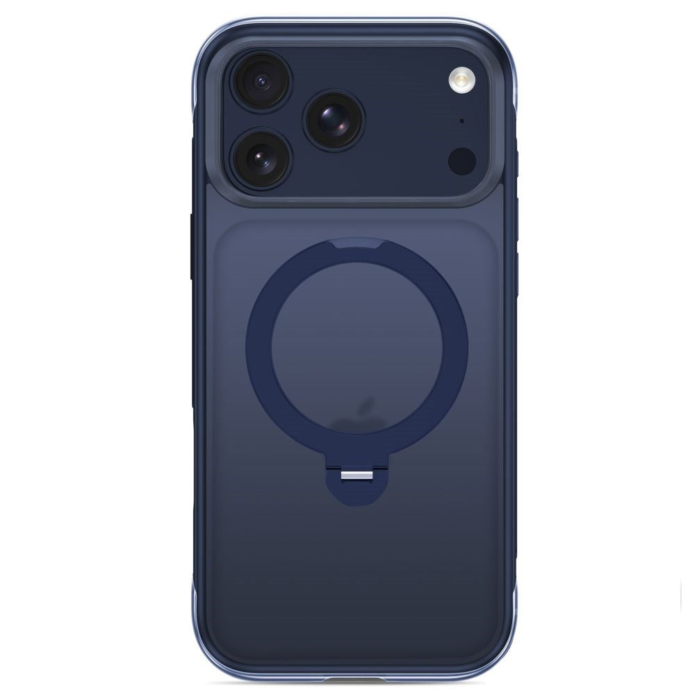 iPhone 18 Pro Max / 17 Pro Max Tech-Protect MagAir Stand Cover m. Kickstand - MagSafe Kompatibel - Mat Blå