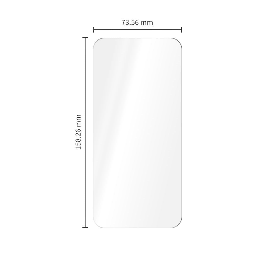Samsung Galaxy S26 FE Tech-Protect Glass Fit+ Hærdet Skærmbeskyttelsesglas - 2 stk. - Gennemsigtig