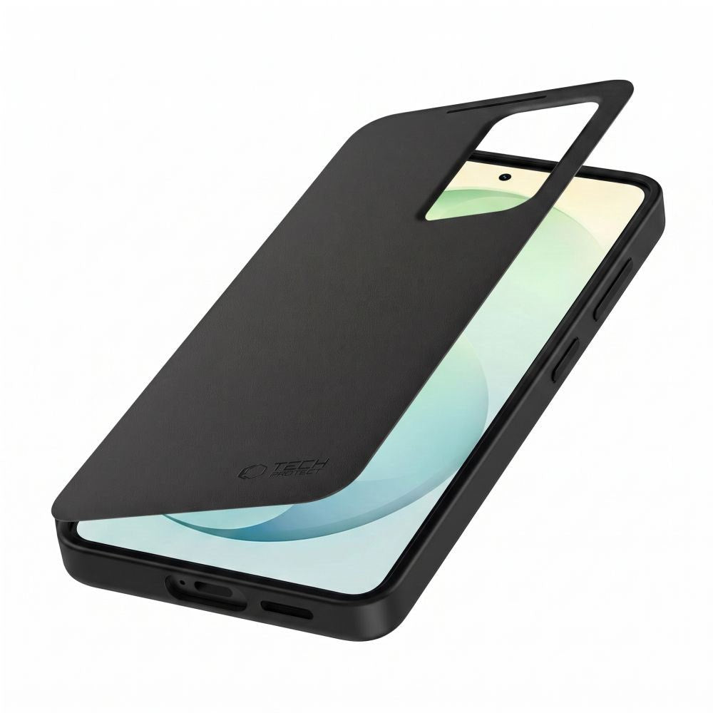 Samsung Galaxy S26 FE Tech-Protect Smart Wallet Flip Cover - Sort