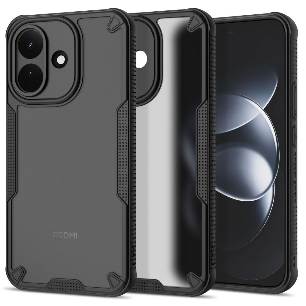 Xiaomi Redmi Note 17 Pro (5G) Tech-Protect Rugged Shield Cover - Mat Sort