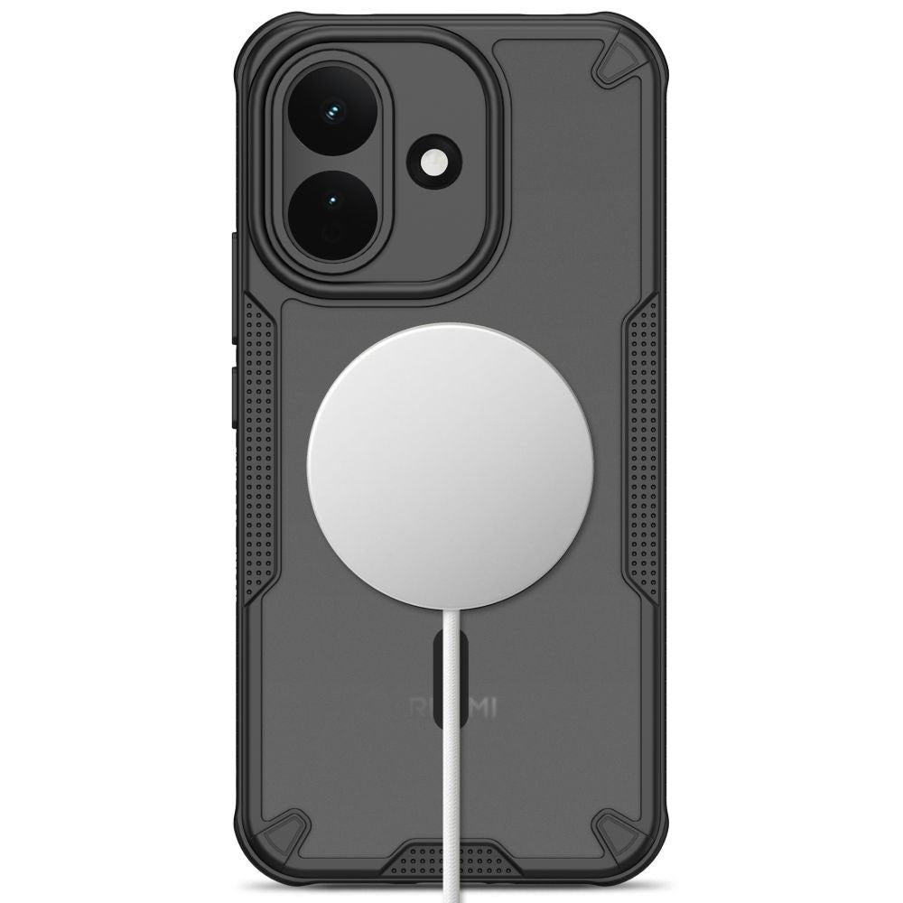 Xiaomi Redmi Note 17 Pro (5G) Tech-Protect Rugged Shield Cover - MagSafe Kompatibel - Mat Sort