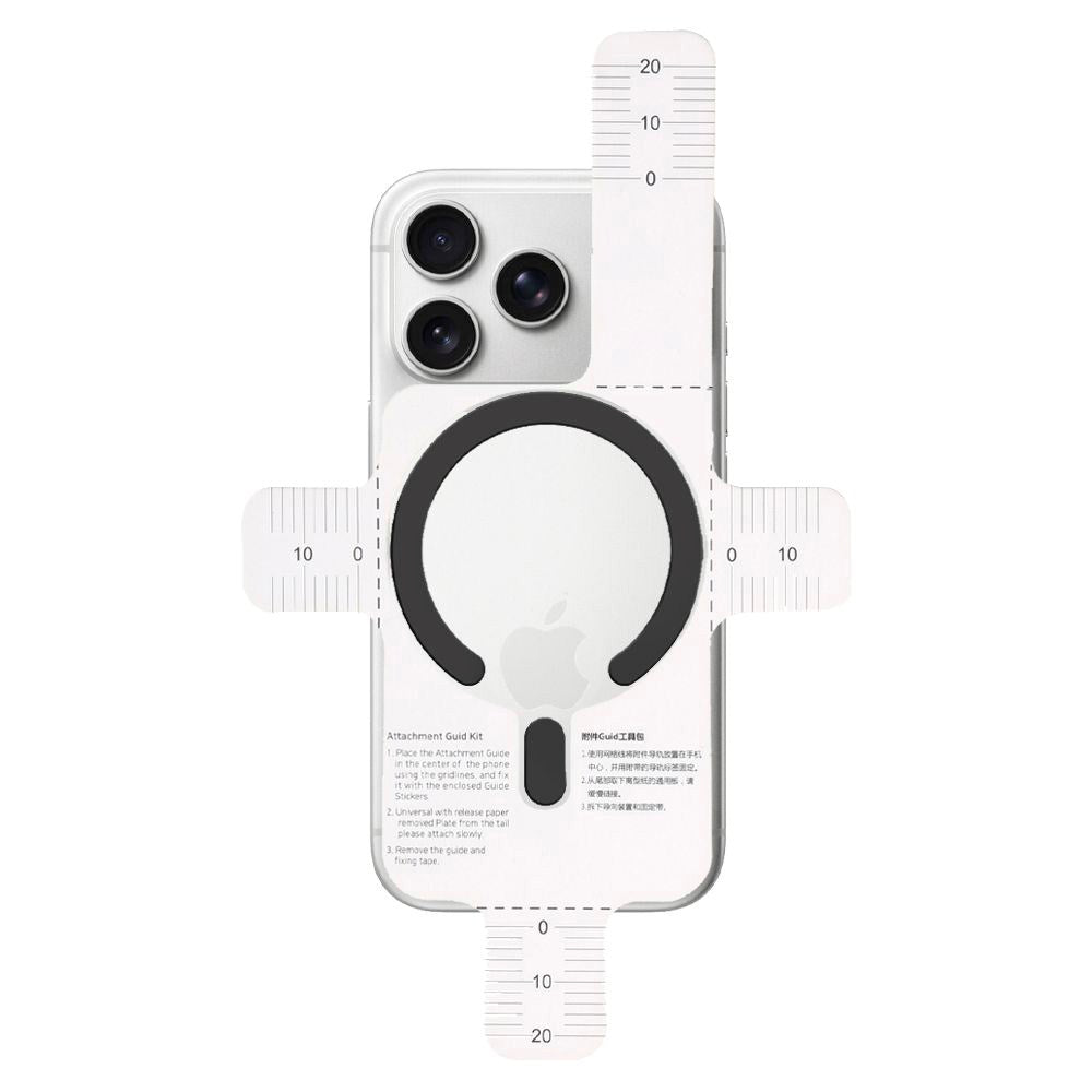 Tech-Protect Magnetisk MagSafe Ring m. Installationsramme - Sort