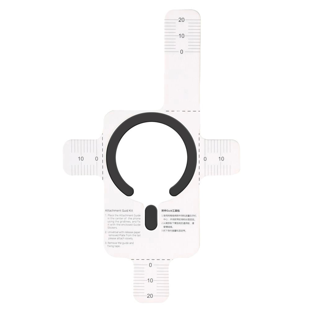 Tech-Protect Magnetisk MagSafe Ring m. Installationsramme - Sort