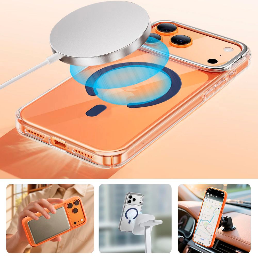 Tech-Protect Magnetisk MagSafe Ring m. Installationsramme - Blå