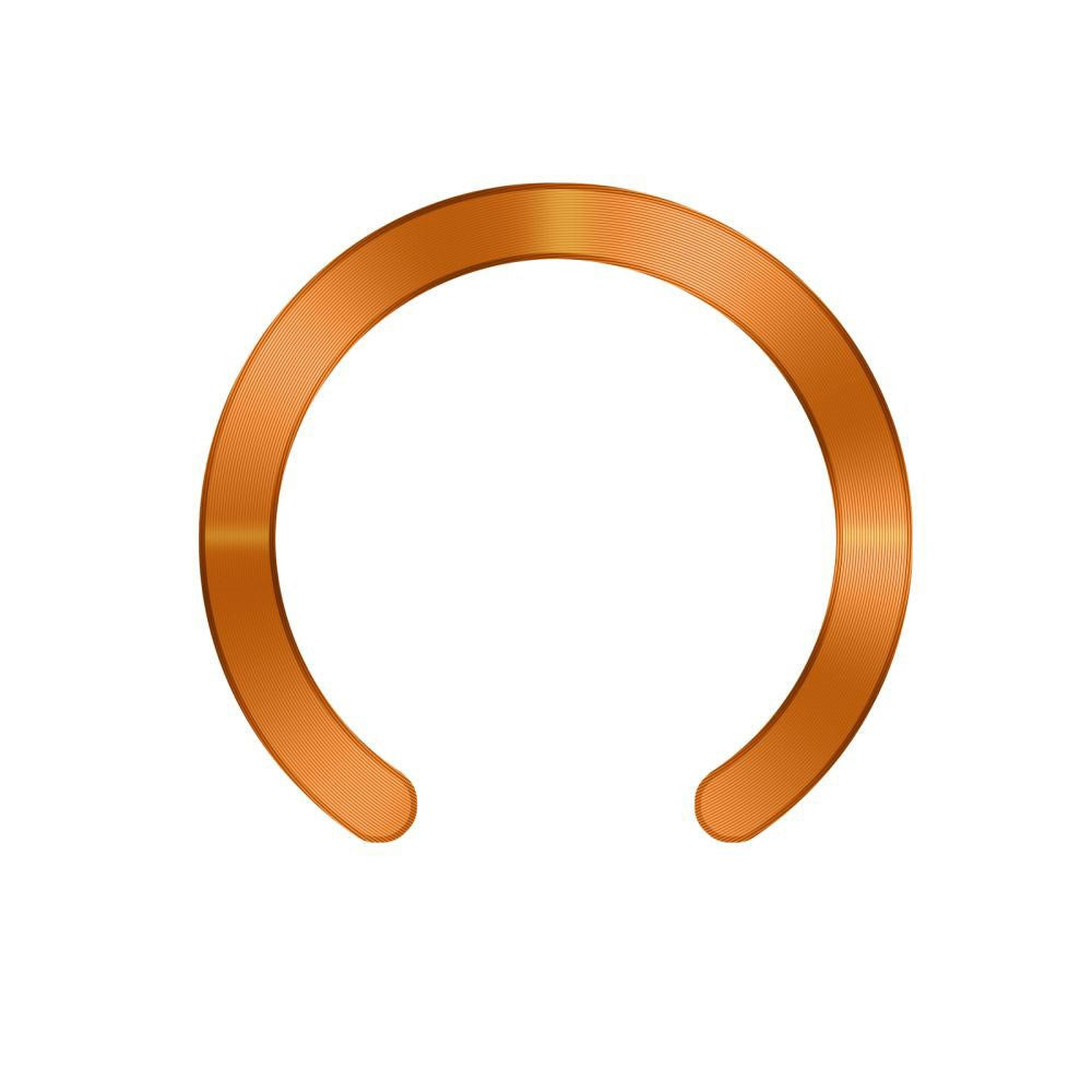 Tech-Protect MagSafe Kompatibel Magnetisk Ring m. Installationsramme - 2 stk - Orange / Sort