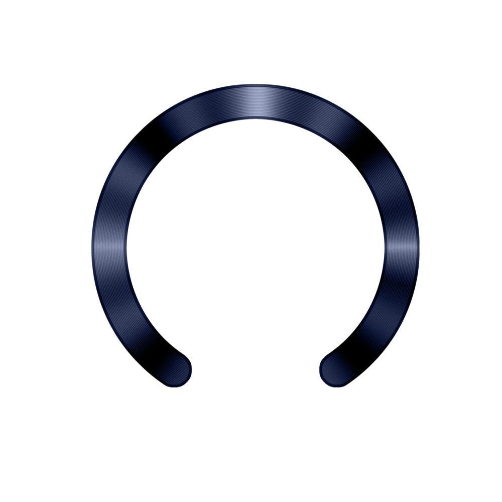 Tech-Protect MagSafe Kompatibel Magnetisk Ring m. Installationsramme - 2 stk - Sølv / Blå