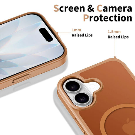 iPhone 17 Tech-Protect BasicMag Hybrid Cover - MagSafe Kompatibel - Mat Brun
