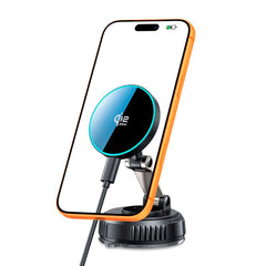 Tech-Protect Magnetisk Bilholder m. Trådløs Opladning 25W - Instrumentbræt - MagSafe Kompatibel - Sort