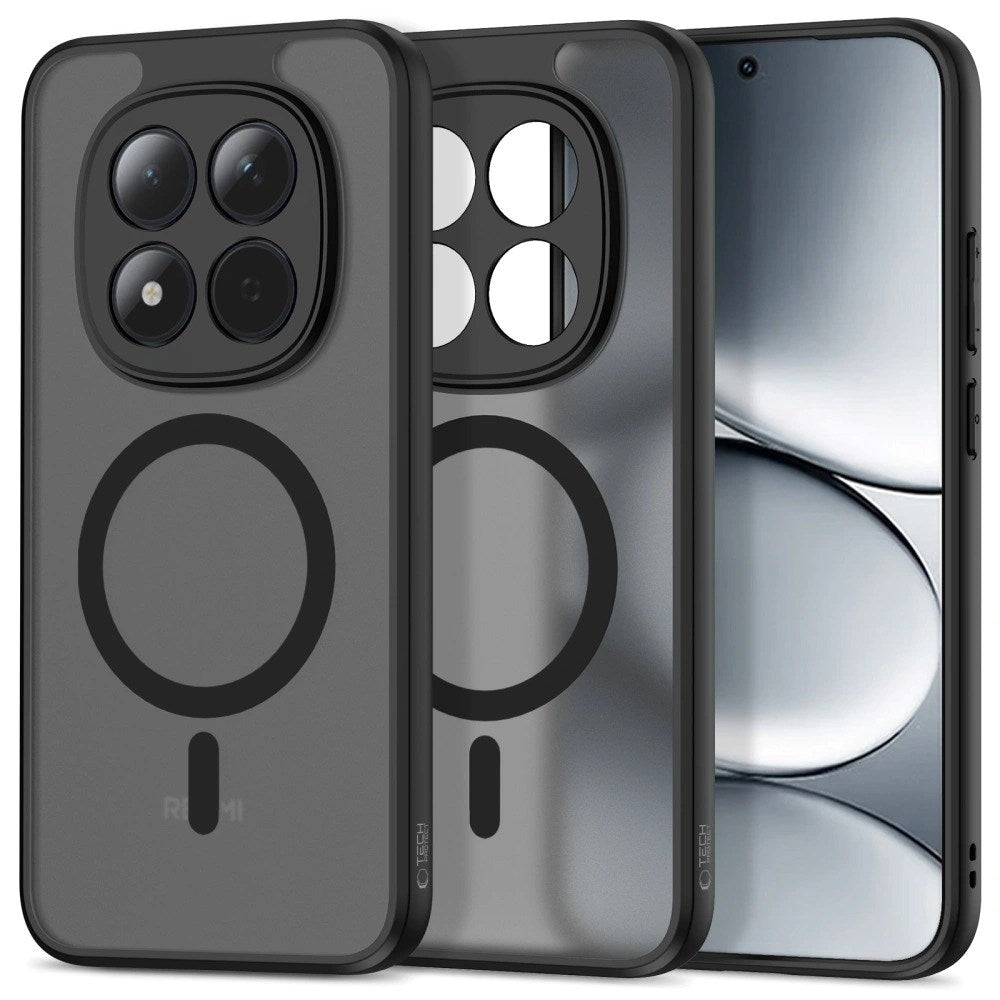Xiaomi Redmi Note 15 Pro Tech-Protect MagMat Hybrid Cover - MagSafe Kompatibel - Sort
