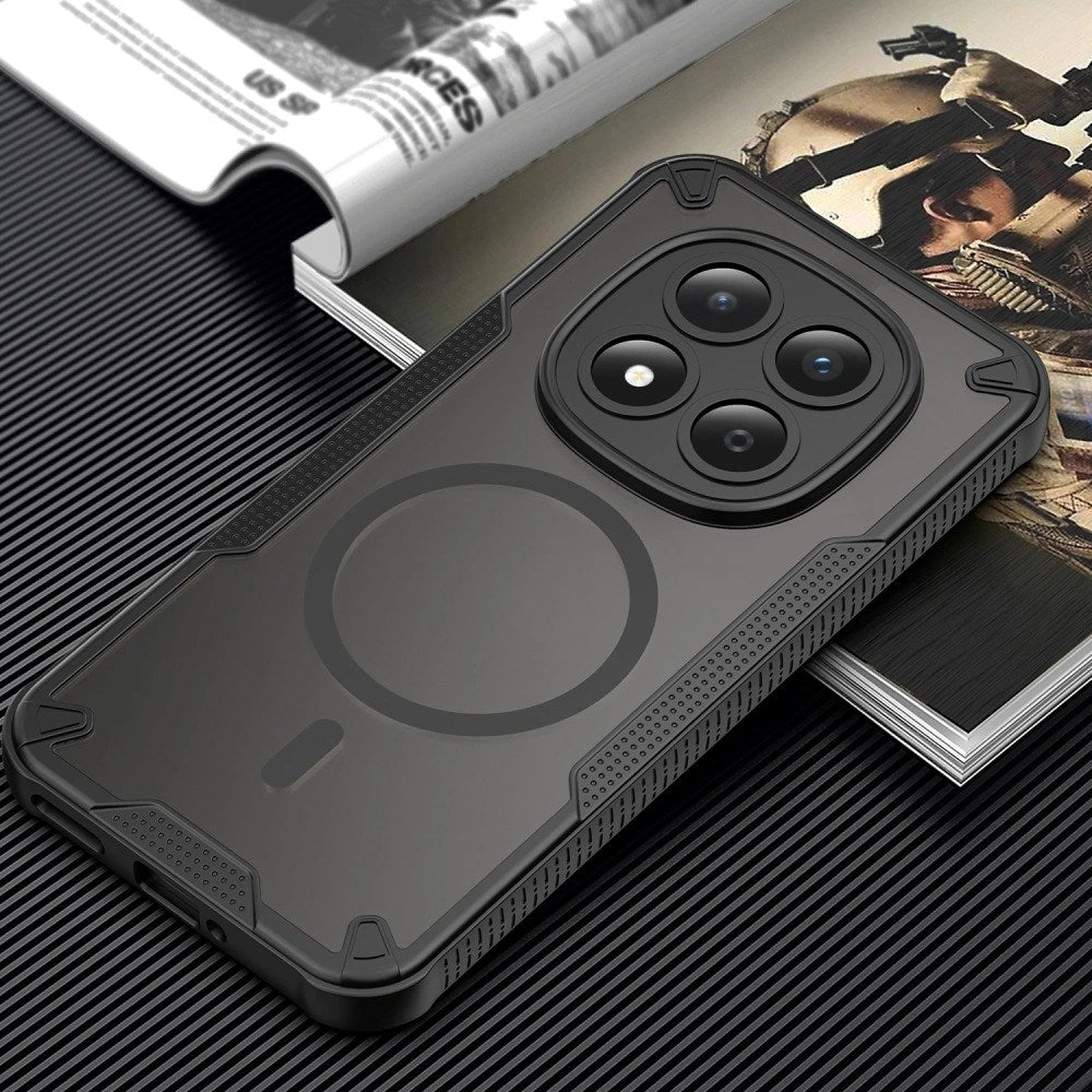 Xiaomi Redmi Note 15 Pro Tech-Protect Rugged Shield Cover - MagSafe Kompatibel - Mat Sort