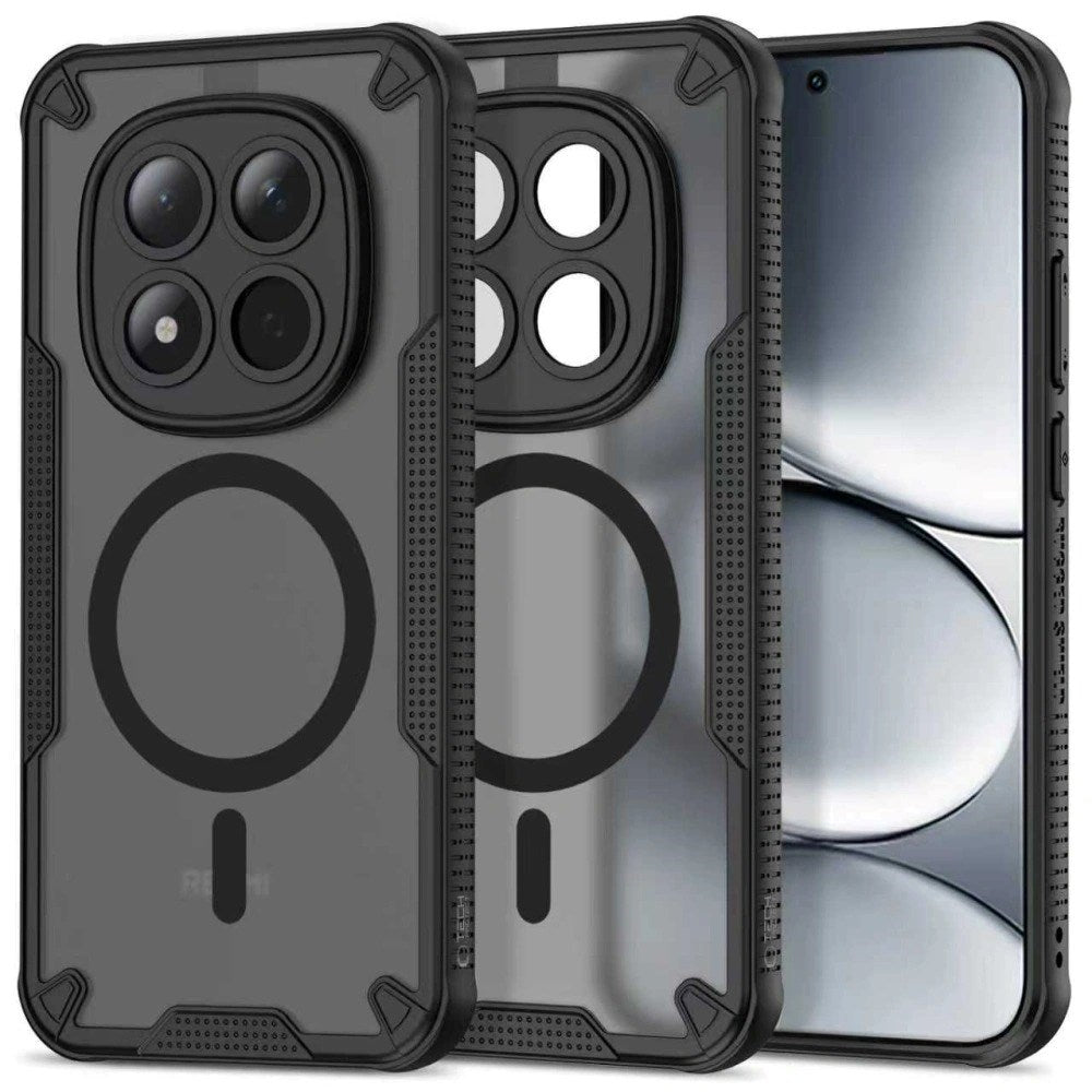 Xiaomi Redmi Note 15 Pro Tech-Protect Rugged Shield Cover - MagSafe Kompatibel - Mat Sort