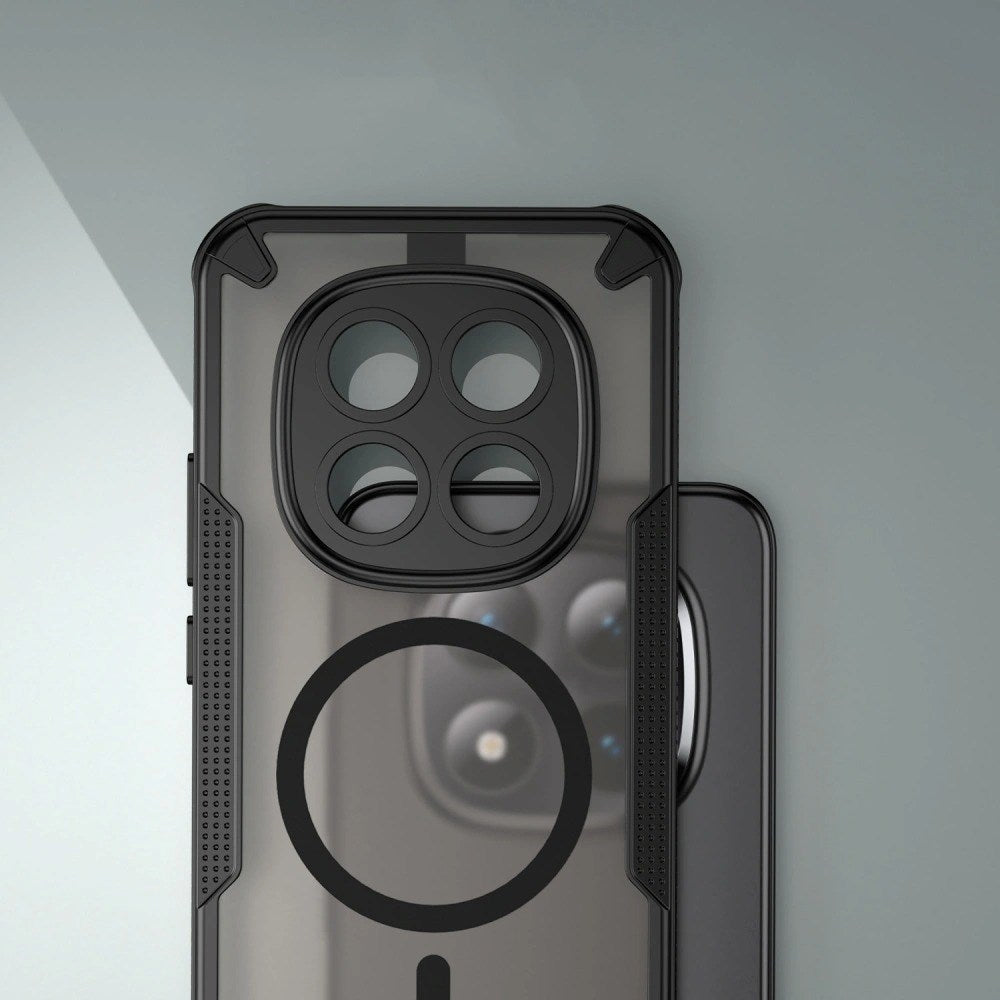 Xiaomi Redmi Note 15 Pro+ (Plus) Tech-Protect Rugged Shield Cover - MagSafe Kompatibel - Mat Sort