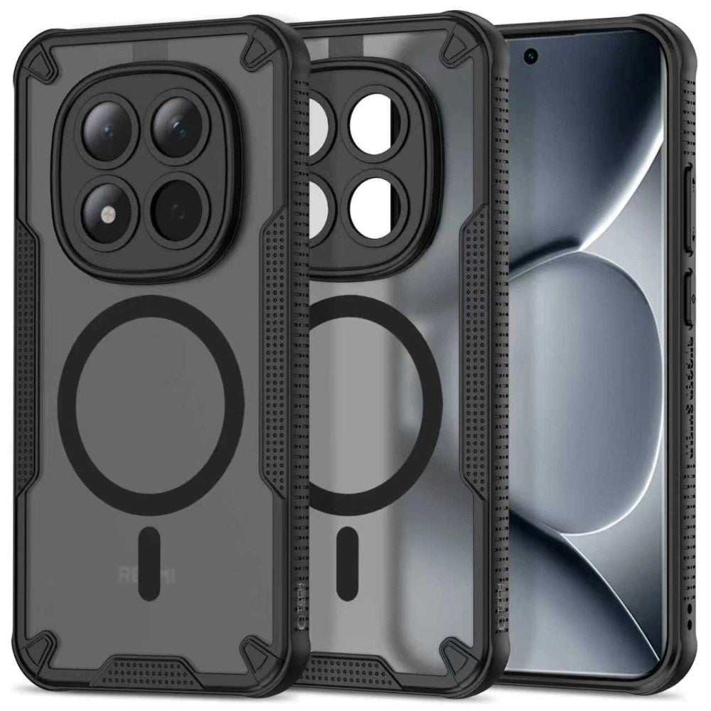 Xiaomi Redmi Note 15 Pro+ (Plus) Tech-Protect Rugged Shield Cover - MagSafe Kompatibel - Mat Sort