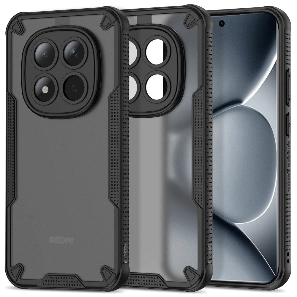 Xiaomi Redmi Note 15 Pro+ (Plus) Tech-Protect Rugged Shield Cover - Mat Sort