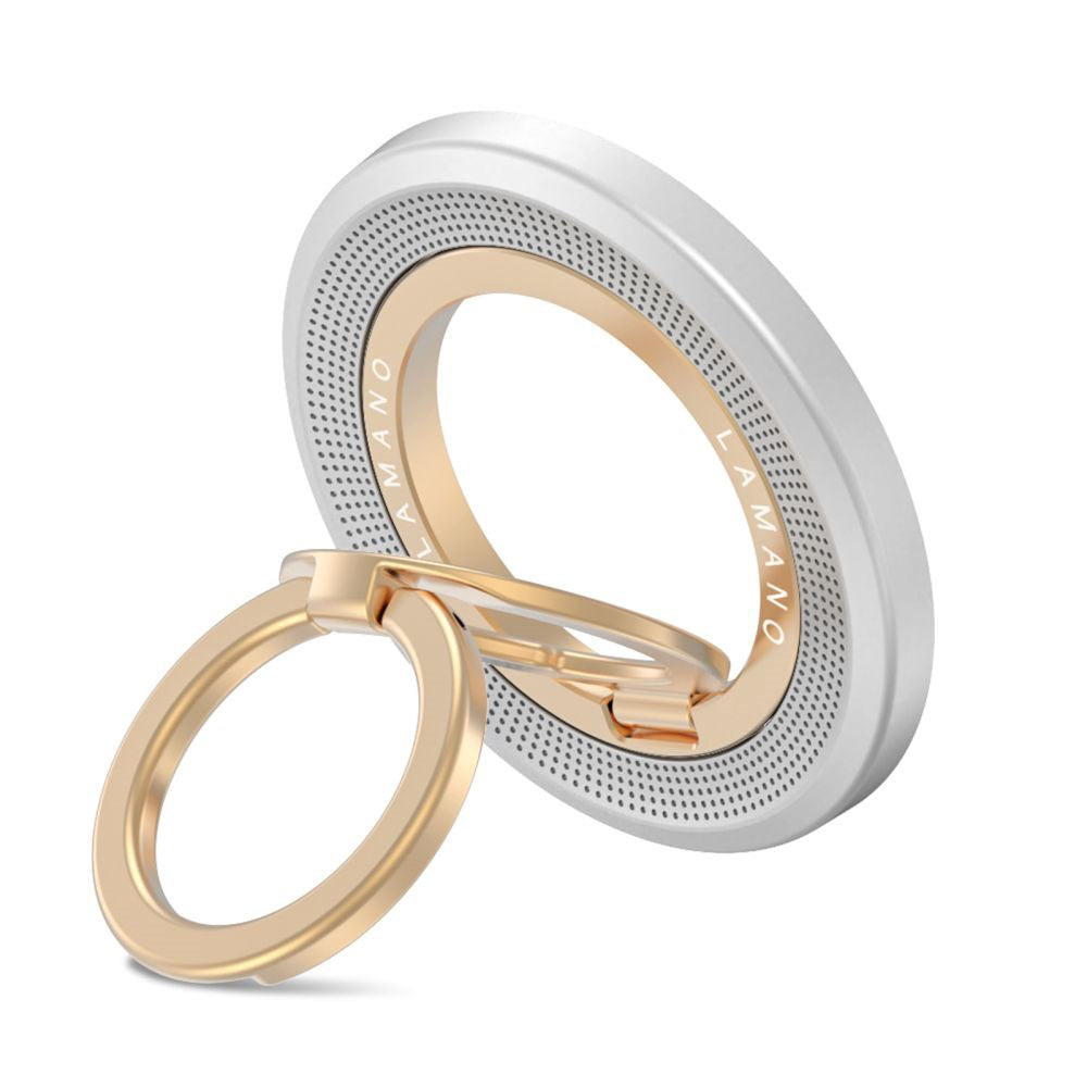 Tech-Protect Lamano Magnetisk Mobil Ring - MagSafe Kompatibel - Sølv / Guld